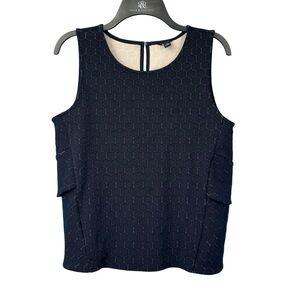 Ann Taylor Blue Boxy Tank Top